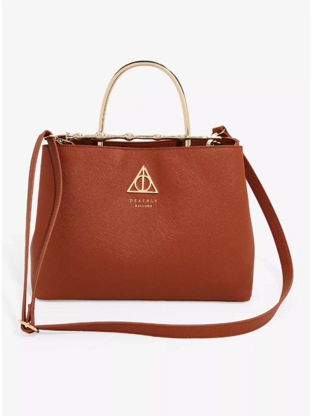 Loungefly Harry Potter Cognac Elder Wand Handbag - BoxLunch Exclusive